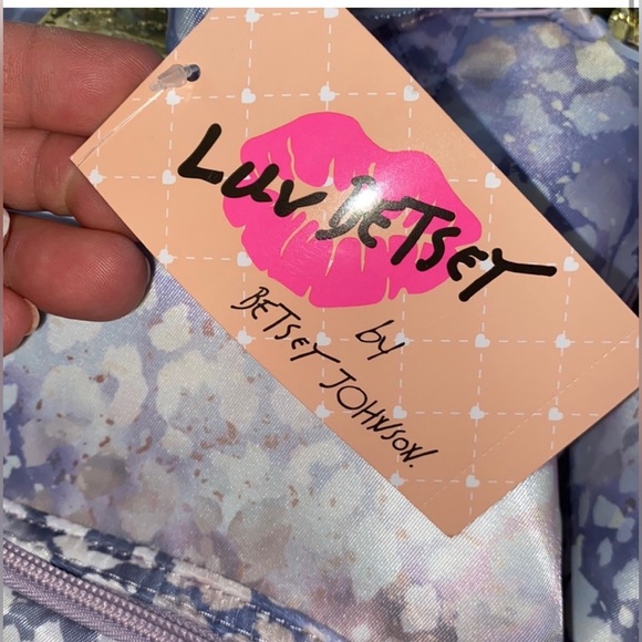 Luv Betsey by Betsey Johnson Backpack with Pencil Case In Moody Cheetah Pattern - Picture 8 of 8